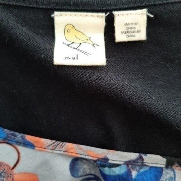 YELLOW BIRD Anthropologie 'Last Act' Floral Blouse Sz S - Picture 11 of 12